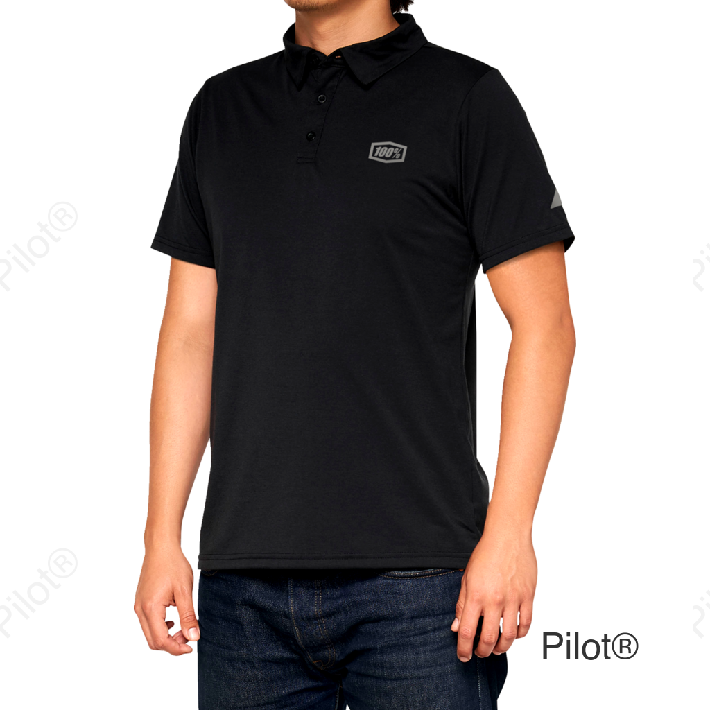 Corpo Polo Shirt - Black/Gray - XL