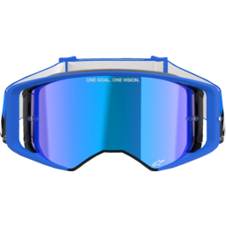 Supertech Goggle - Stream - Blue - Blue Mirror thumbnail-3