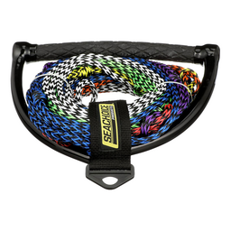 Seachoice 8-Section Water Ski or Wakeboard Rope, 75 Ft. Long, 13 In. Handle w/ Textured Rubber Grip thumbnail-2
