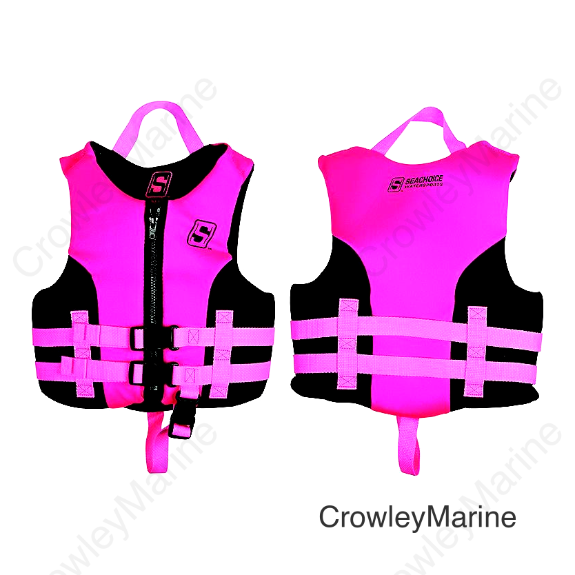 Seachoice 85111 Evoprene Multi-Sport Vest, Pink/Black, Child