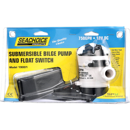 Seachoice Automatic Bilge Pump w/ Float Switch, 750 GPH, 3/4 In. Hose Size thumbnail-1