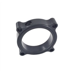 Torque Solution Throttle Body Spacer (Black): Audi / Volkswagen 2.0T FSI SI thumbnail-0