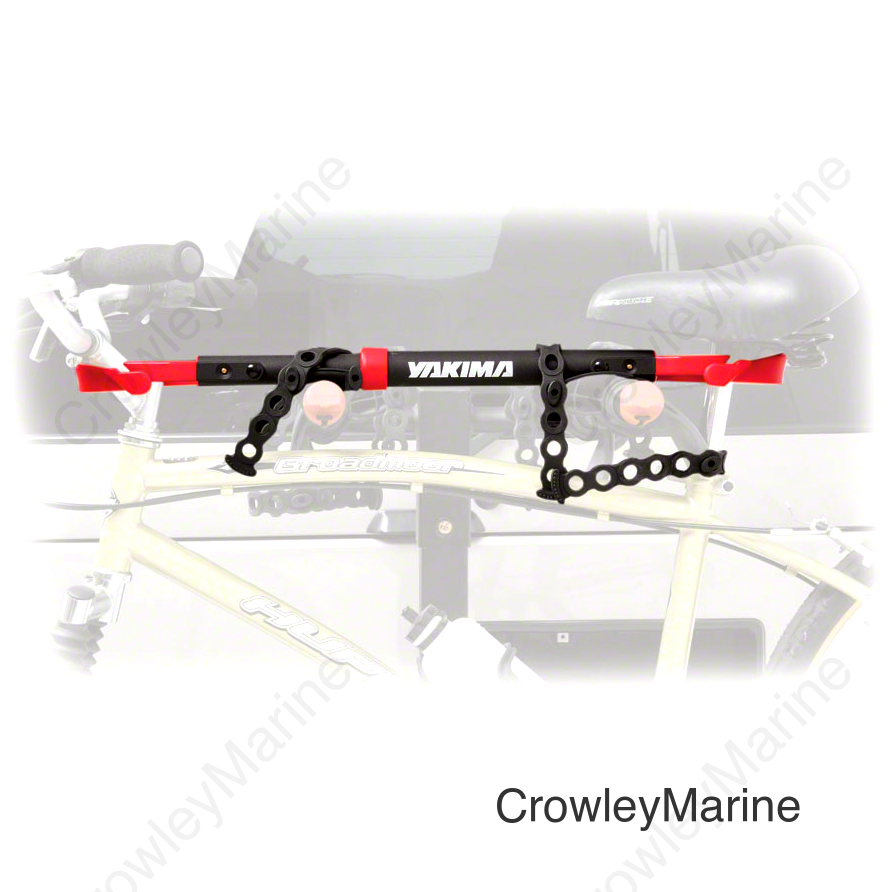Delta Adjustable Crossbar Top Tube Frame Adapter: Black