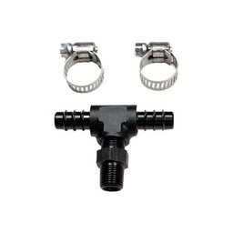 Nitrous Express 1/8NPT x 1/4 Hose Barb Tee thumbnail-1