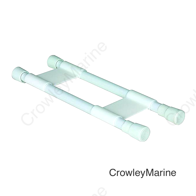 Camco 44093 Double Cupboard Bars, White