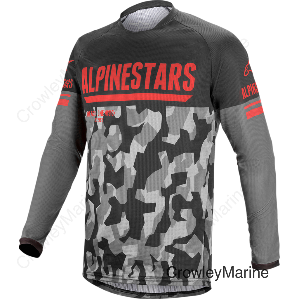 Venture-R Jersey - Camo/Red - Large