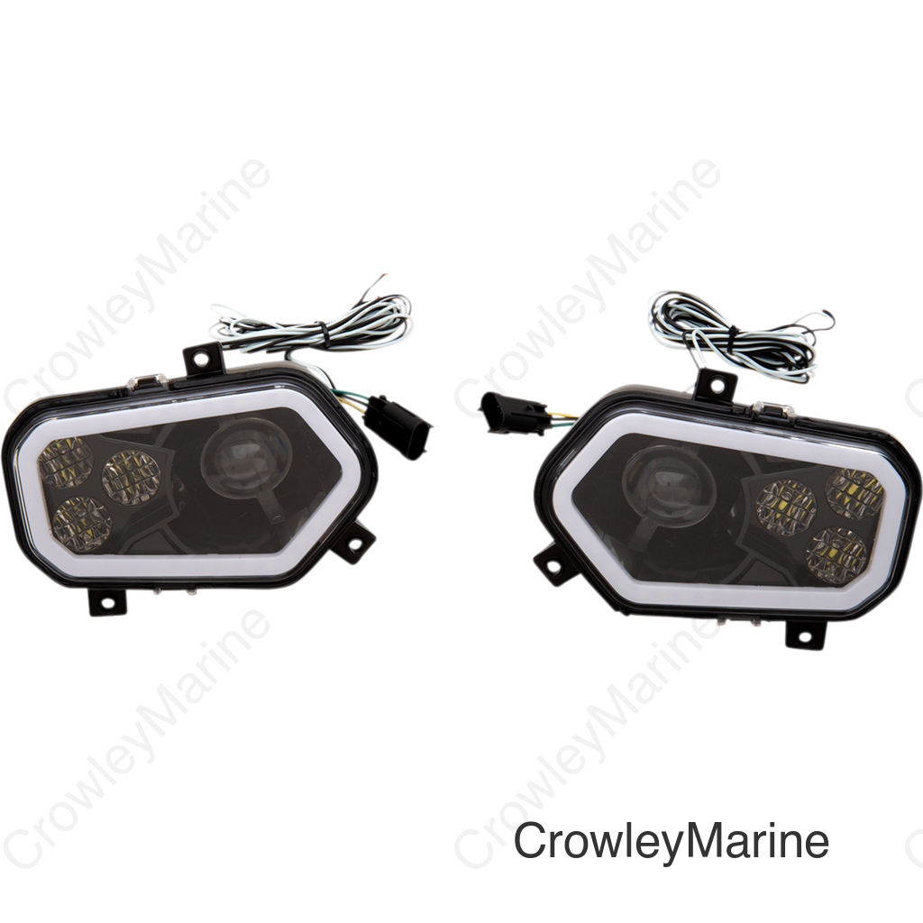 LED HEADLIGHT RZR800/9 BK