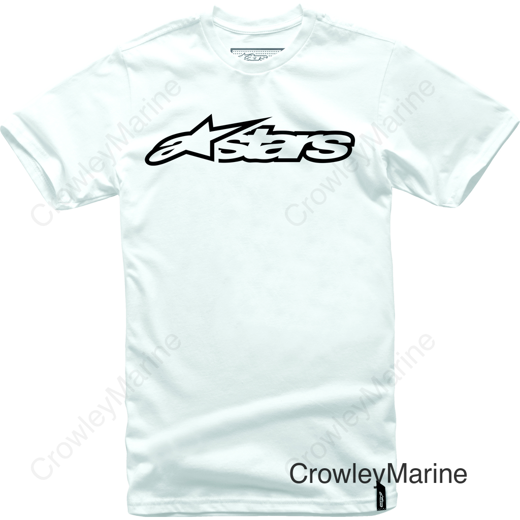 BLAZE TEE WHITE/BLACK MD
