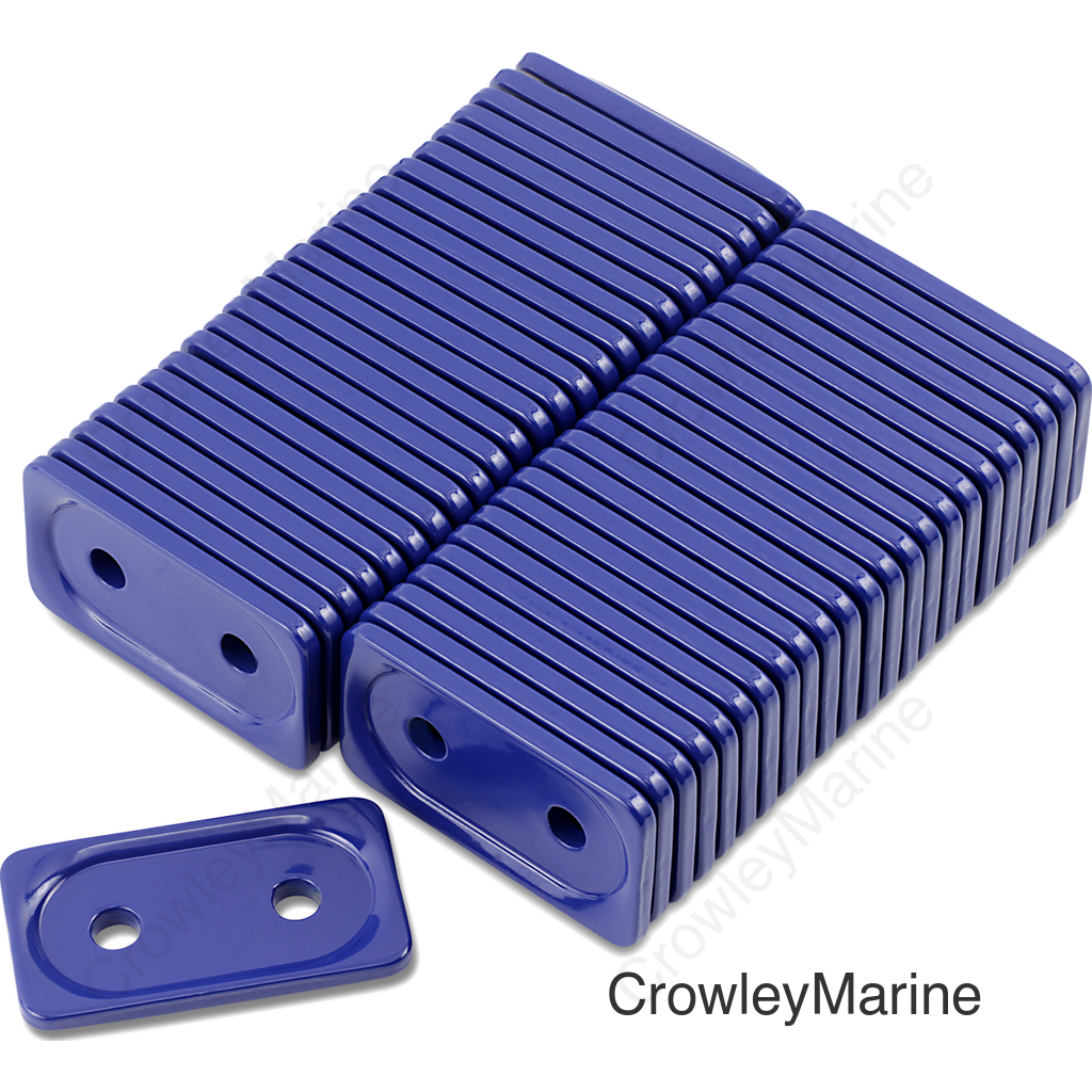 Support Plates - Blue - Double - 48 Pack