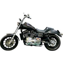 Side Mount Oil Cooler Kit - Gloss Black - Dyna thumbnail-1