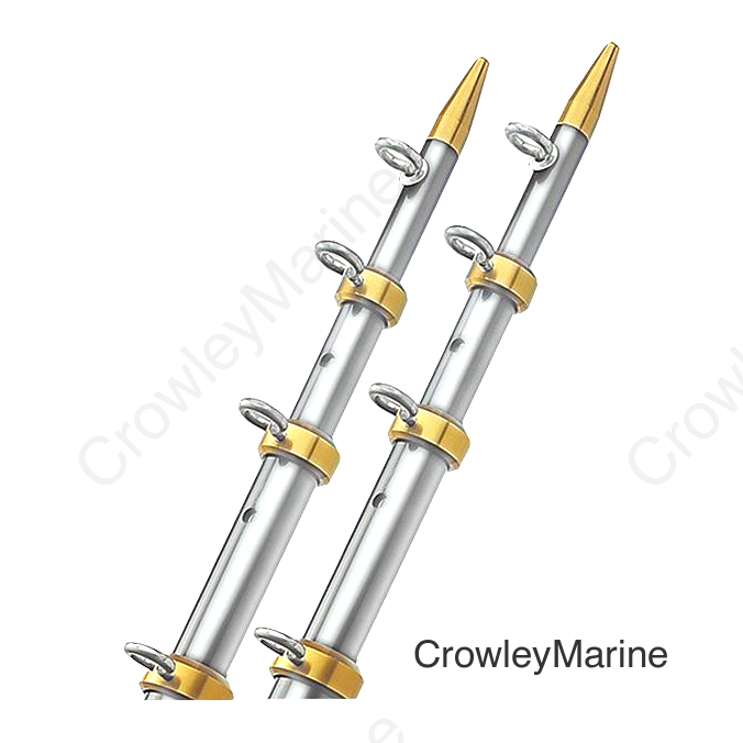18' Silver/Gold Telescoping Outrigger