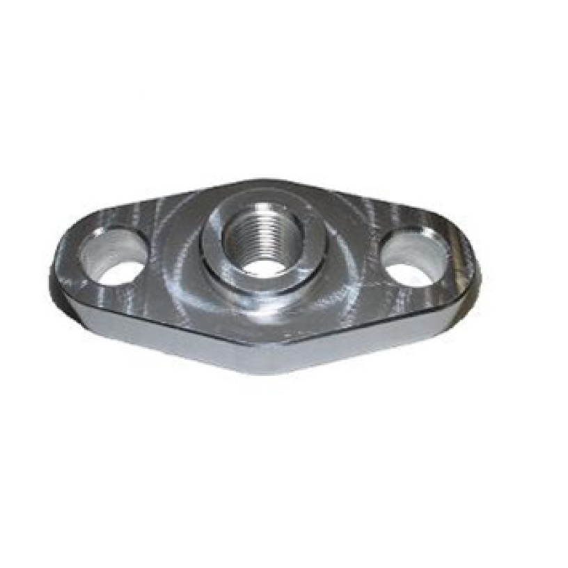 Torque Solution Billet Oil Feed Inlet Flange: Universal T3/T4 Turbos