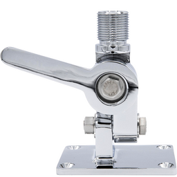 Seachoice 19521 Universal Antenna Ratchet-Mount Base, Chrome-Plated Brass thumbnail-7