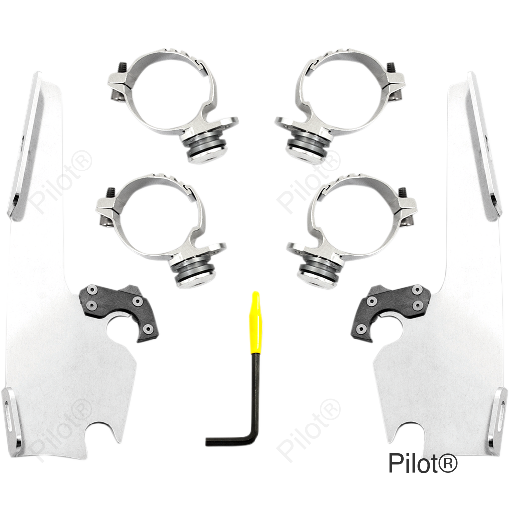 Fats/Slim Mounting Kit - Polished - FXDL
