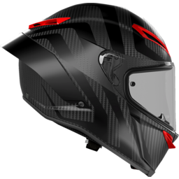 Pista GP RR Helmet - Intrepido - Matte Carbon/Black/Red - Large thumbnail-2