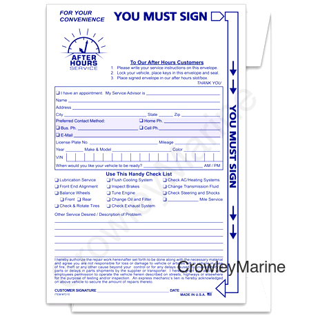 KEY DROP ENVELOPE (7210)
