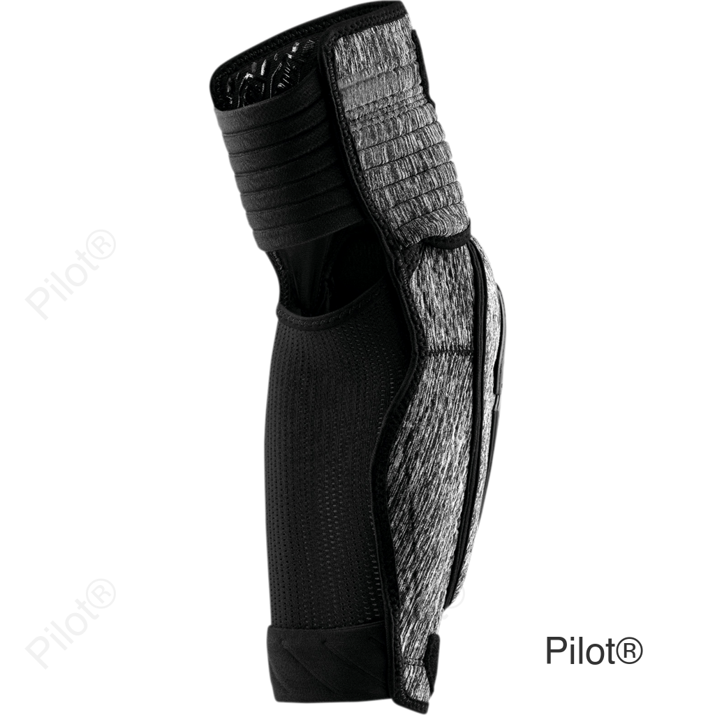 Fortis Elbow Guards - Gray/Black - S/M