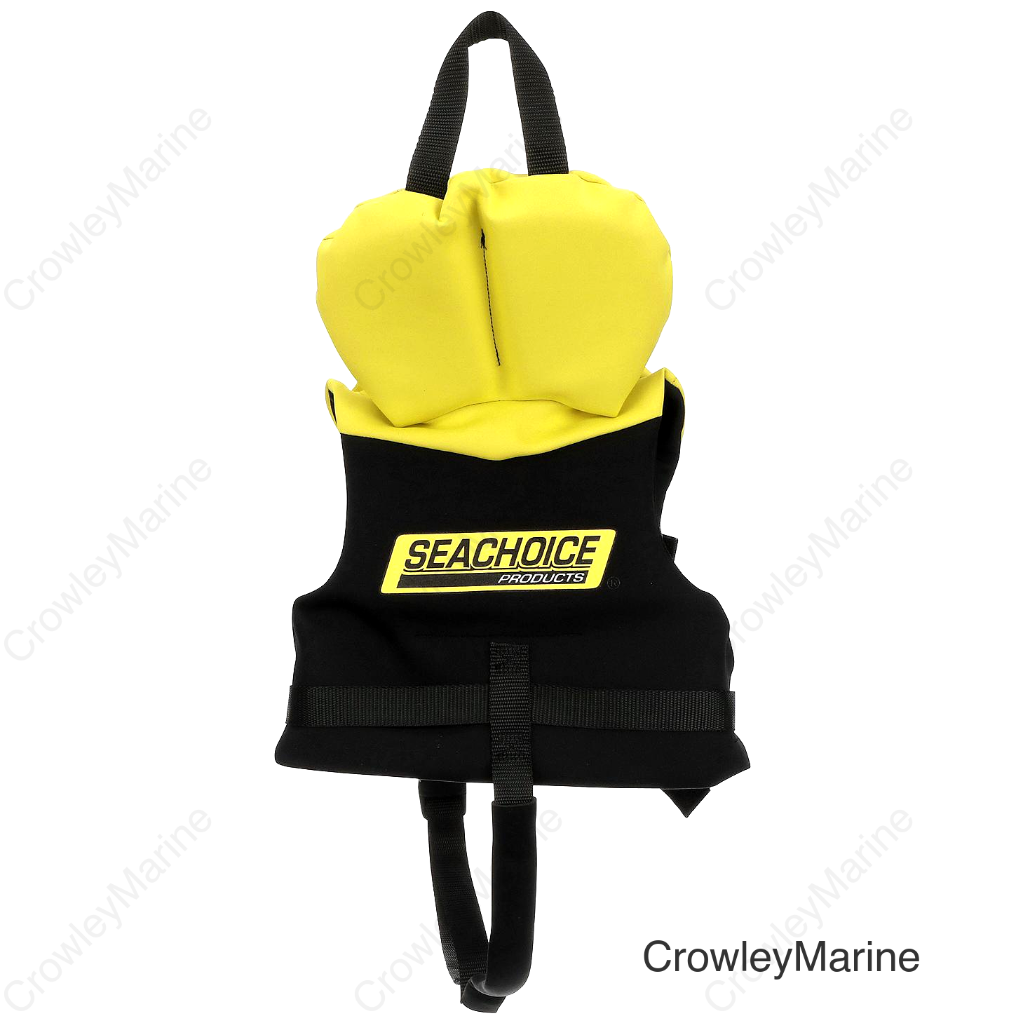 Seachoice Neoprene Multi-Sport Vest, Yellow/Black, Infant Size Up to 30 Lbs., Coast Guard Type II