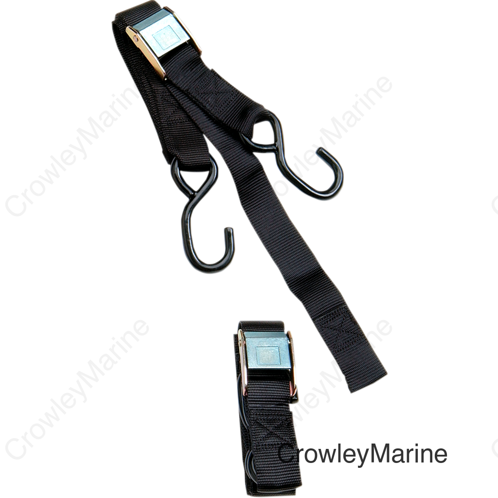 TIE DOWN 1"ASST BLK PR