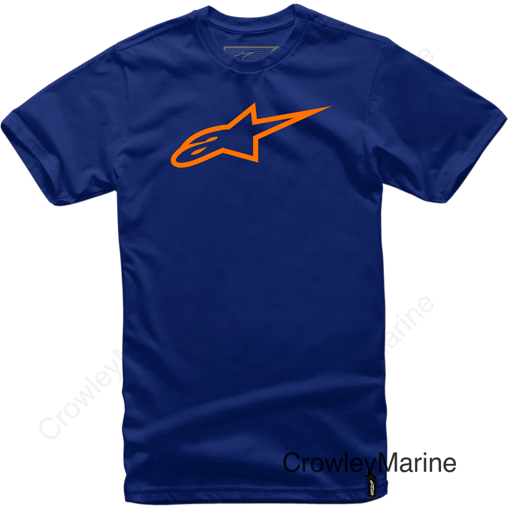 Ageless T-Shirt - Navy/Orange - XL
