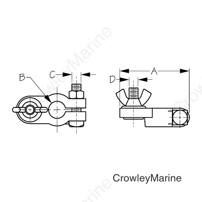 Sea-Dog 4152101 Battery Terminals, Positive & Negative Set