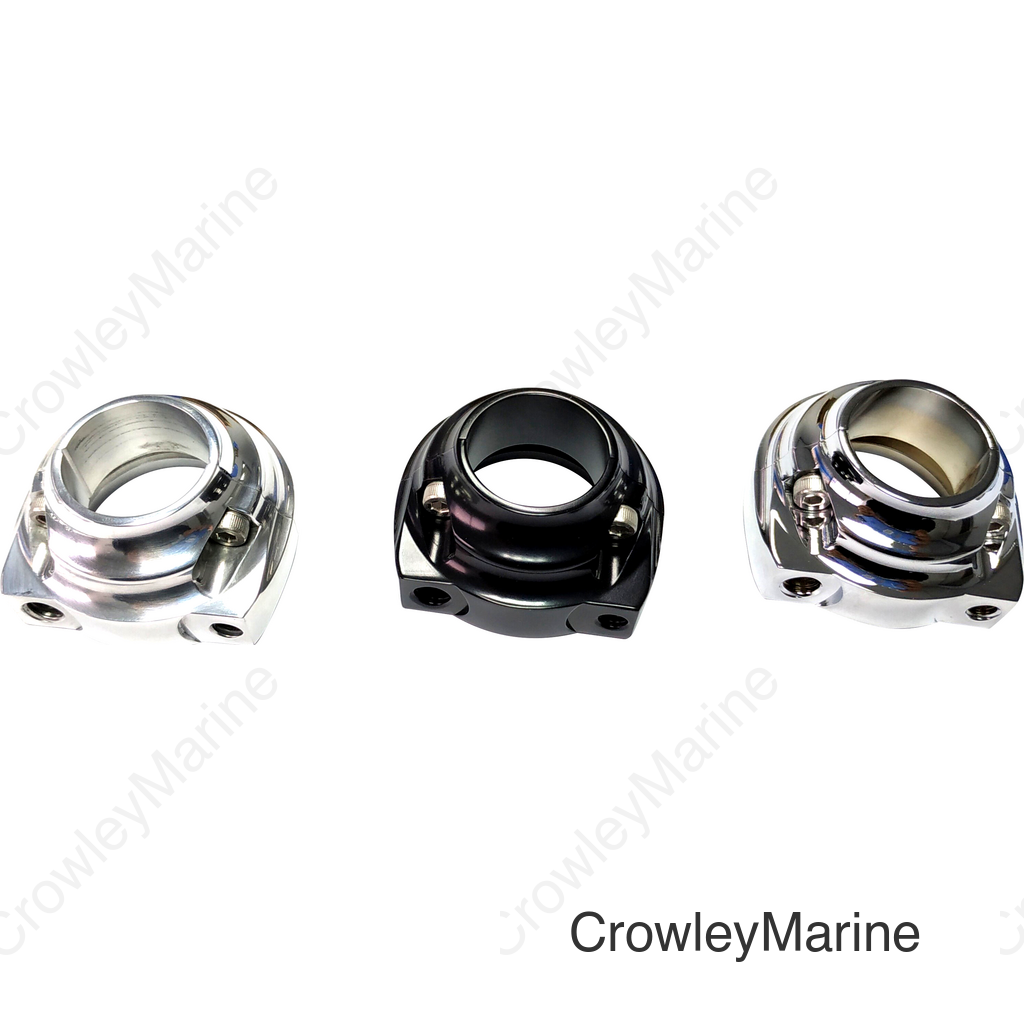 THROTTLE CLAMP DOUBLE CABLE SCREW IN STYLE BLACK