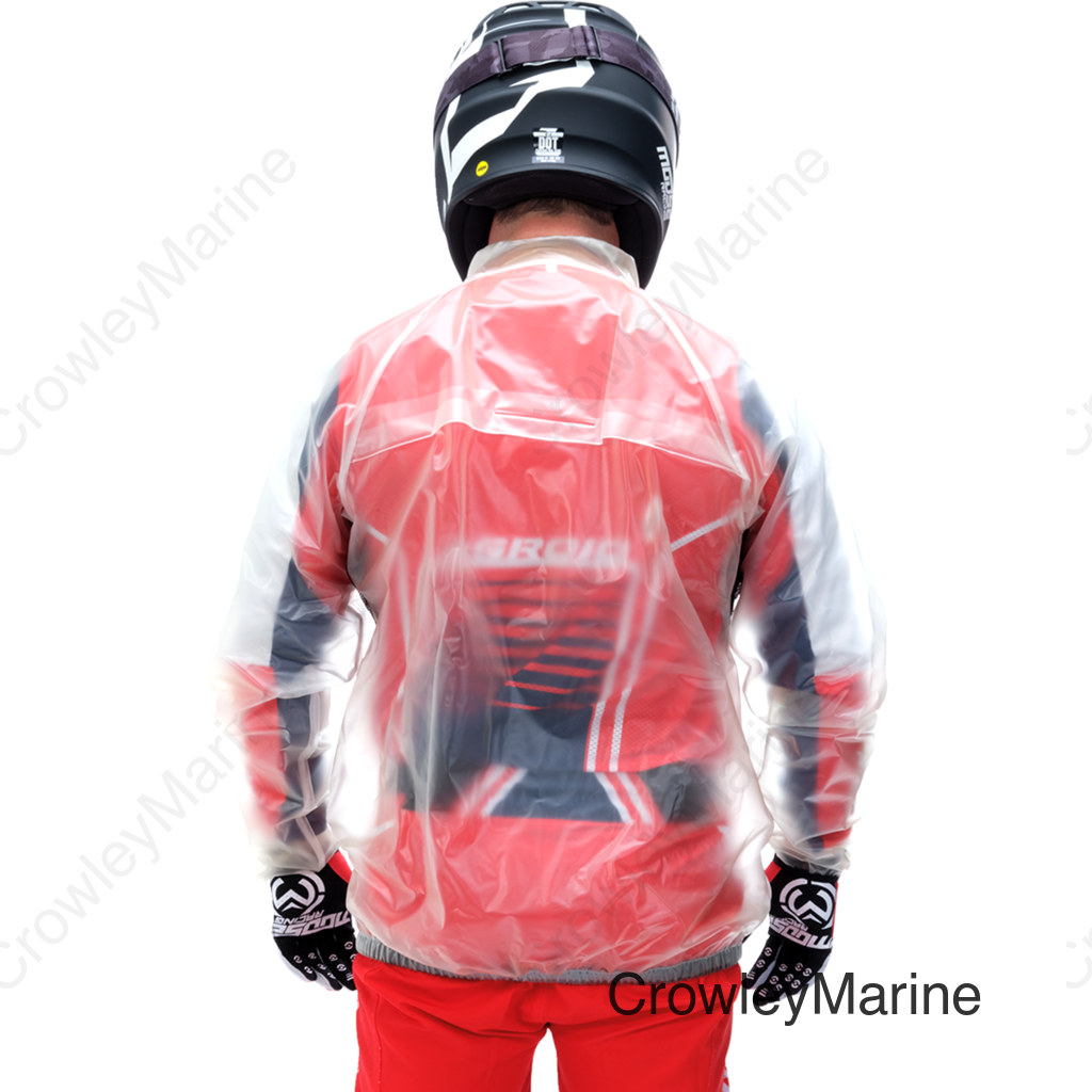 JACKET RAIN CLEAR 2XL