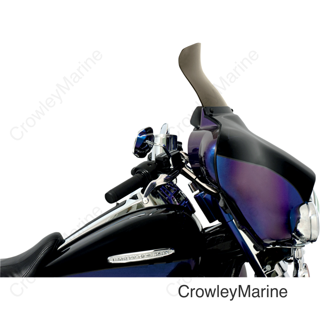 Spoiler Windshield - 9" - Smoke - FLH