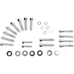 Bolt Kit - Transmission Side Cover - Socket-Head - Chrome thumbnail-1