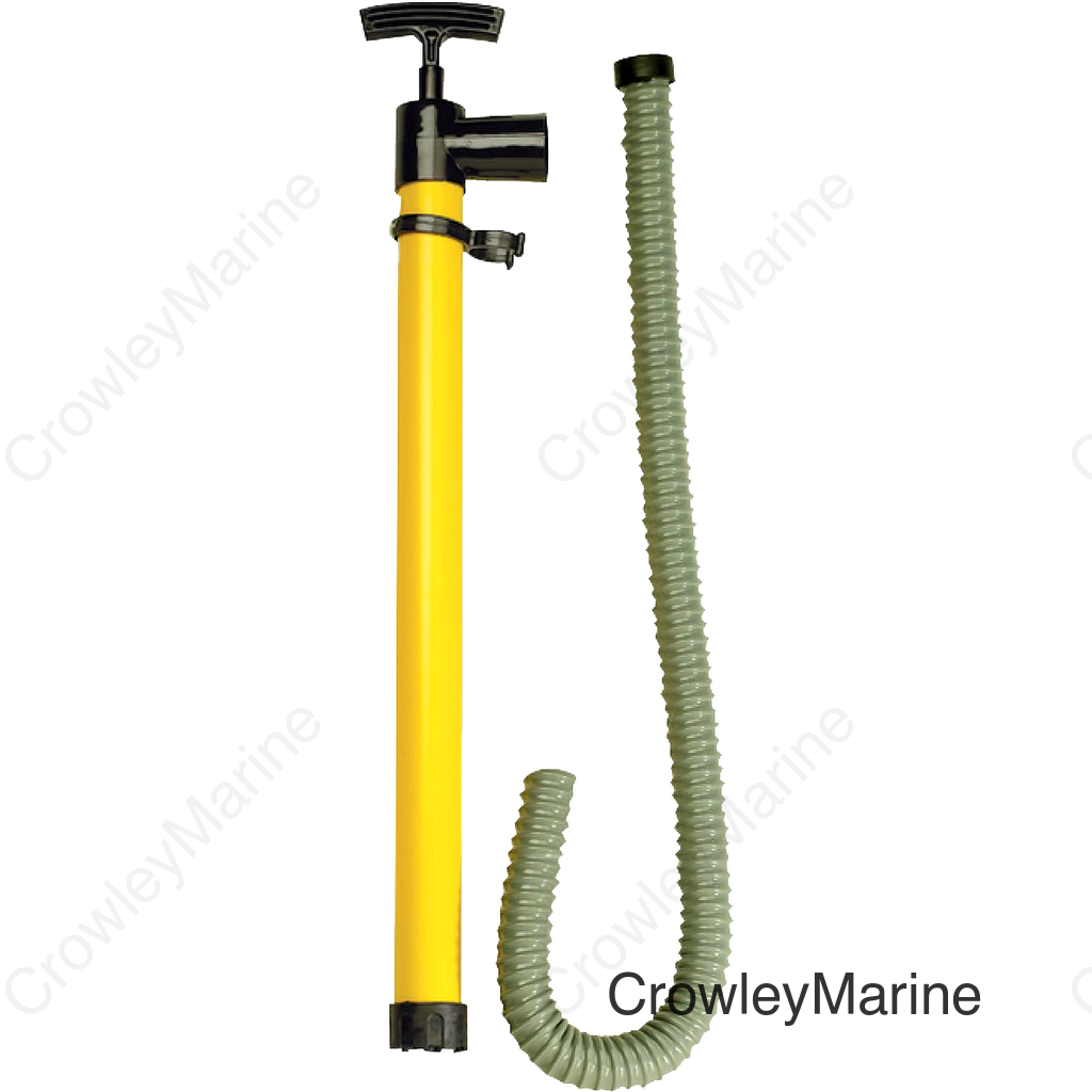 Seachoice Emergency Hand-Operated, 24 In., 8 GPM Marine Bilge Pump, Safety Yellow Finish