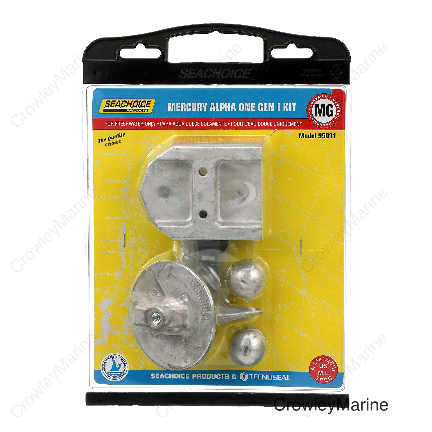 Seachoice Magnesium Anode Kit For Mercury Alpha I (1983-90)