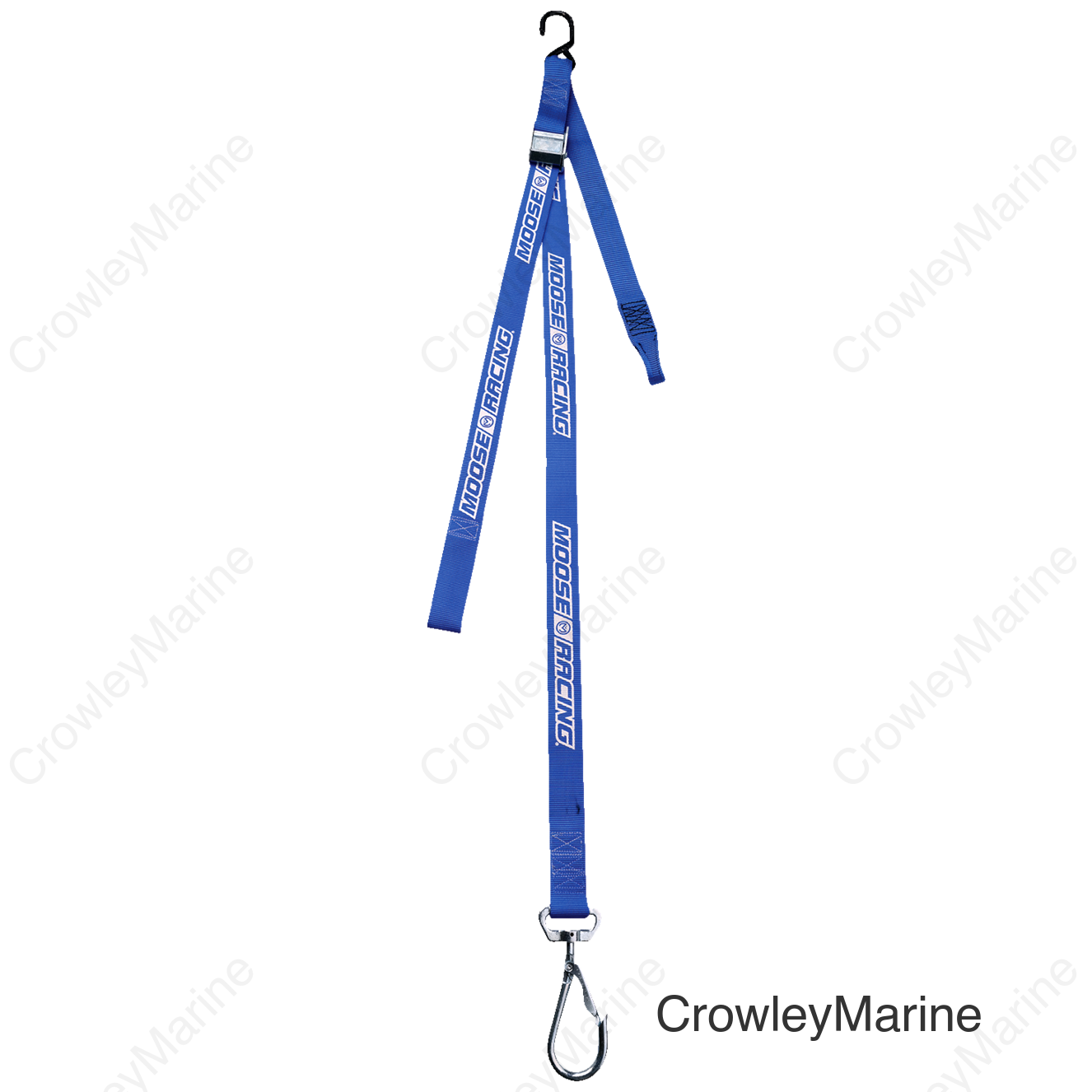 TIEDOWN 1-1/2" W/ SWIVEL HOOK BLU MOOSE