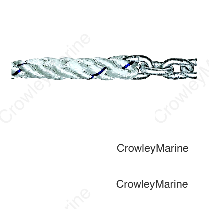 1/4-25 X 1/2-150 3-STRAND RODE