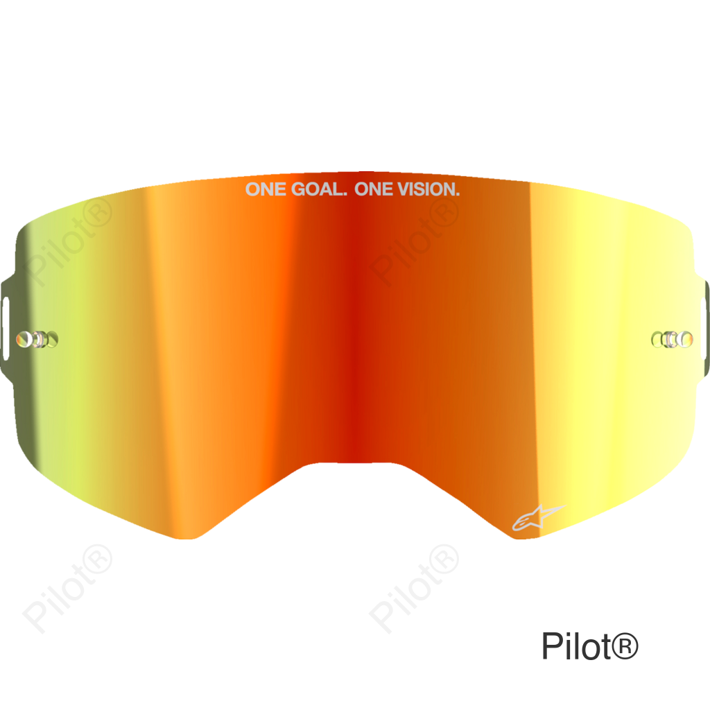 Supertech Lens - ABS Vision - Red Mirror