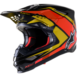 Supertech M10 Helmet - Meta 2 - MIPS® - Black/Yellow/Orange - 2XL thumbnail-0