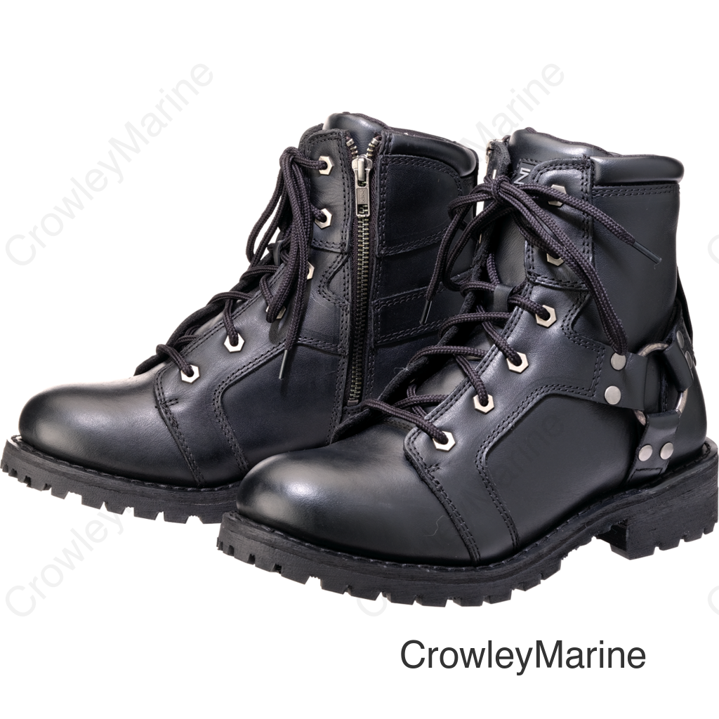 BOOT WMN HIGH RISE BK 10