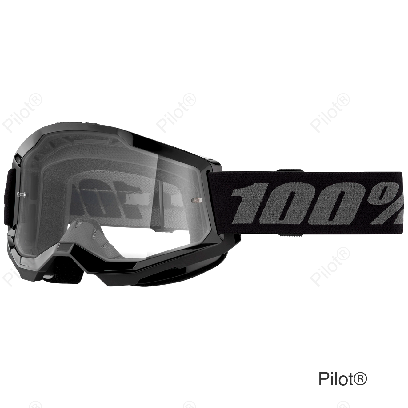 Strata 2 Goggle - Black - Clear