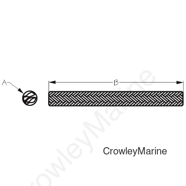 2 BRAID Nylon 5/8X600' (302116600G/W)