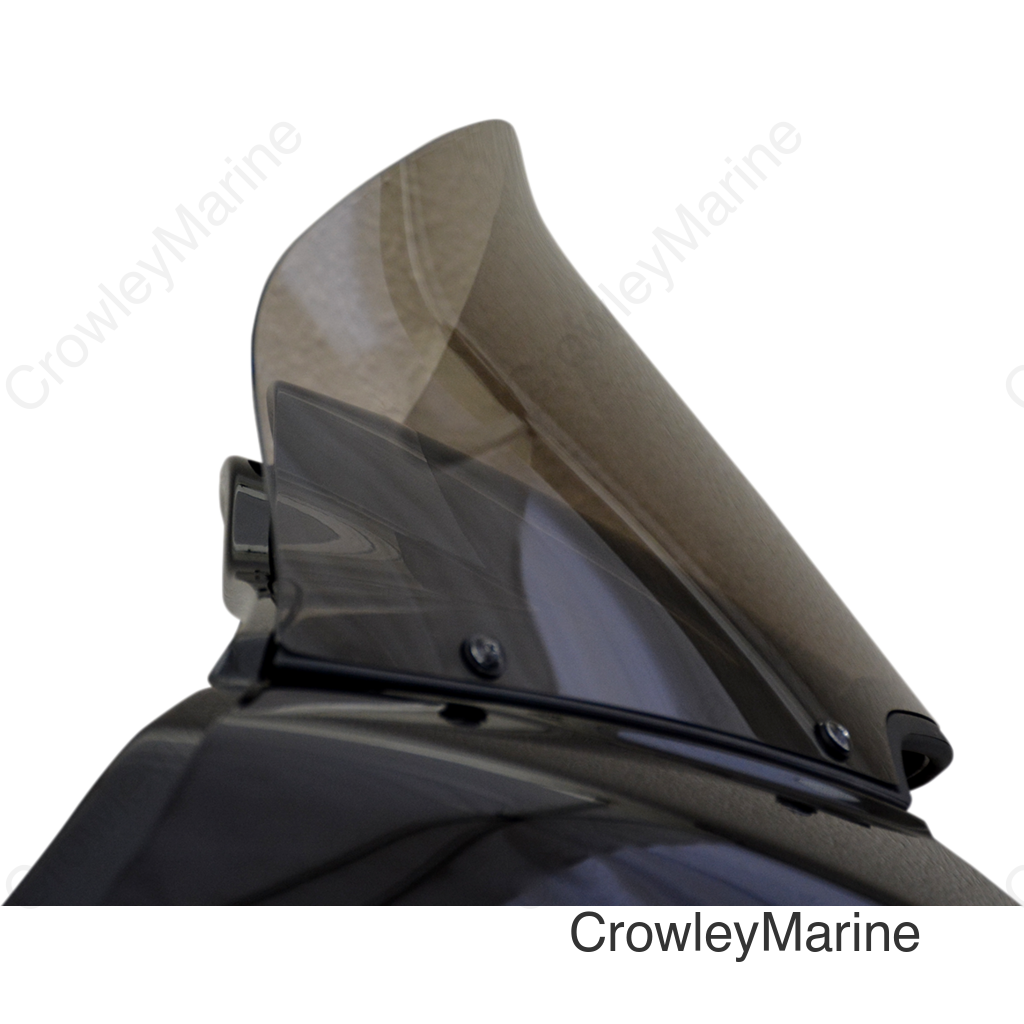 Windshield - Light Smoke - 10" - FLTR '15+