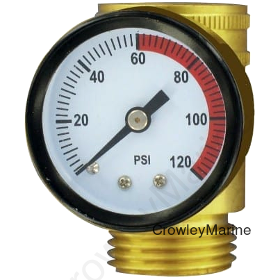 WTR PRESSURE GAUGE L.F.