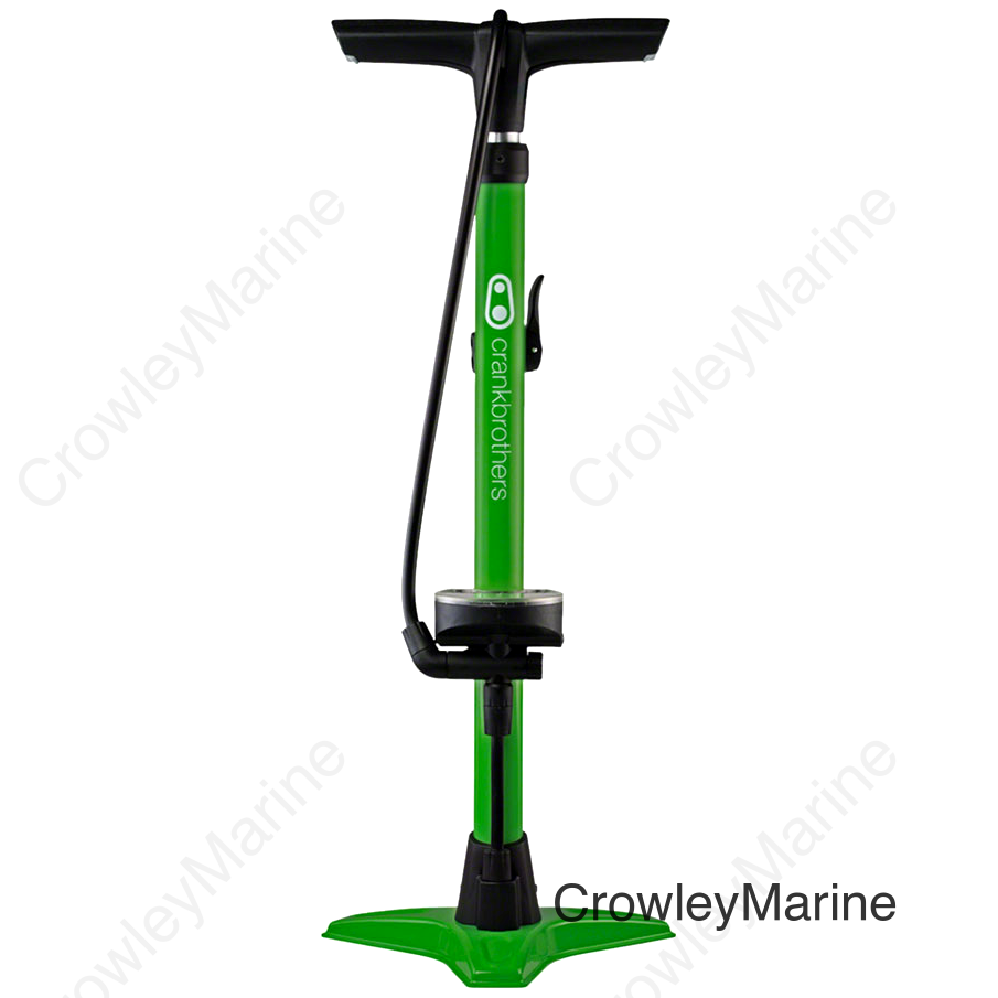 Topeak JoeBlow Sport 2Stage Floor Pump - 160psi / 11bar 3 Gauge 2-Stage Switch and Pressure Gauge TwinHead DX5 Yellow/Black