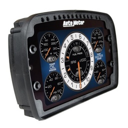 Autometer Racing Instrument Display Color LCD Including Shift and Alarm Lights Datalogging CD7 thumbnail-13