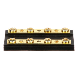 Seachoice Terminal Block, 4-Gang, Plastic Base with Brass Hardware thumbnail-0
