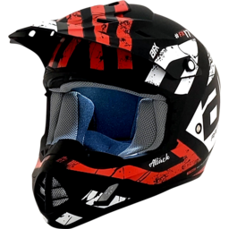 FX-17 Helmet - Attack - Matte Black/Red - XS thumbnail-1
