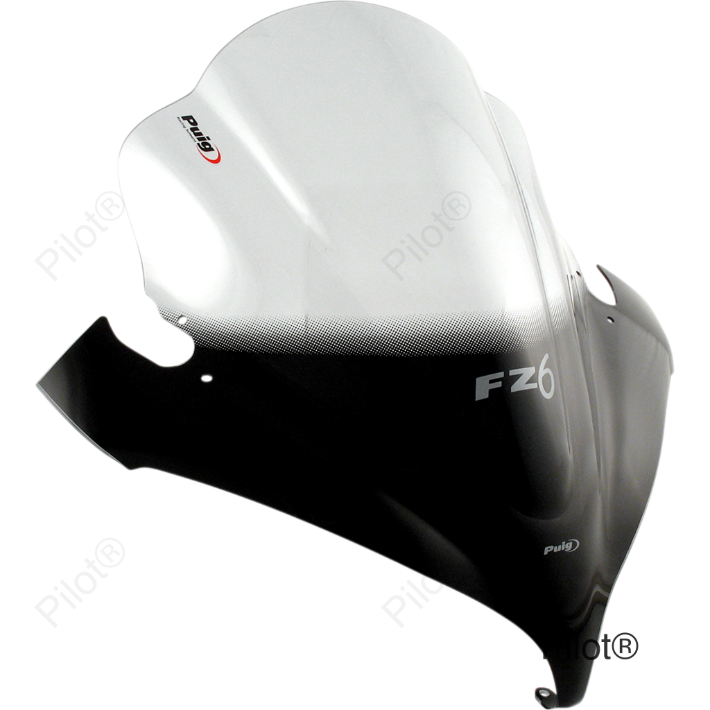 Race Windscreen - 21-5/8" - Smoke - FZ6