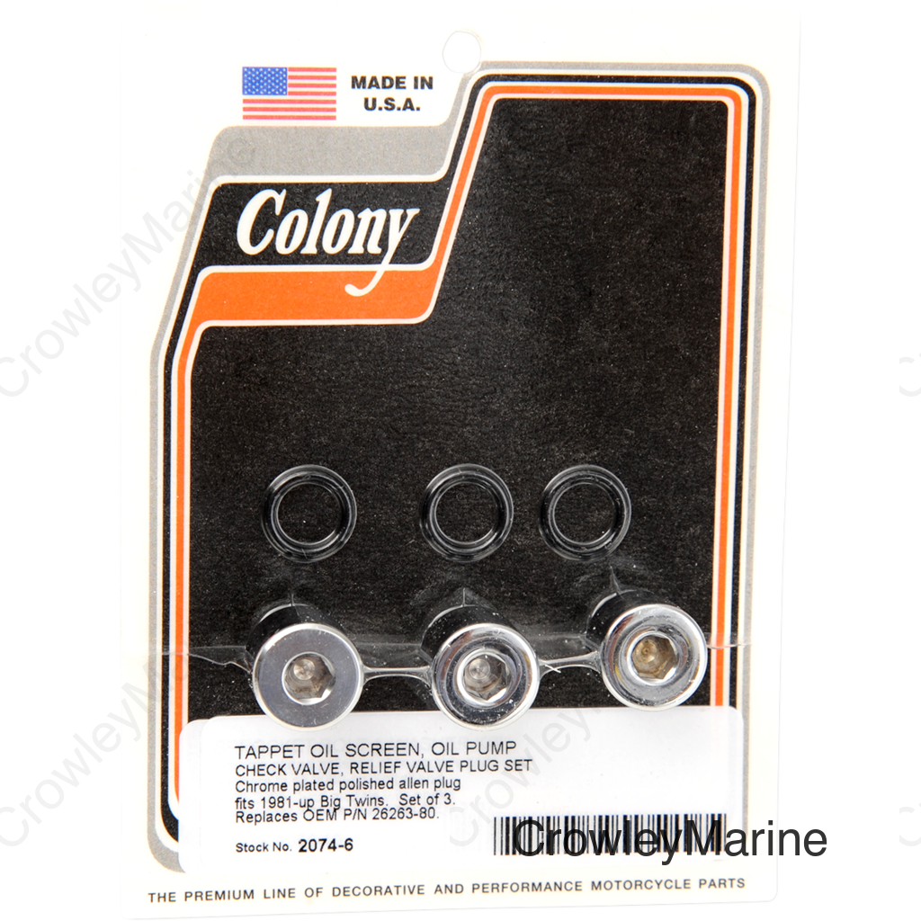 Plug Kit - Oil Pump - Big Twin
