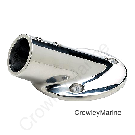 Seachoice Round Base Rail Fitting For 7/8" OD Tubing