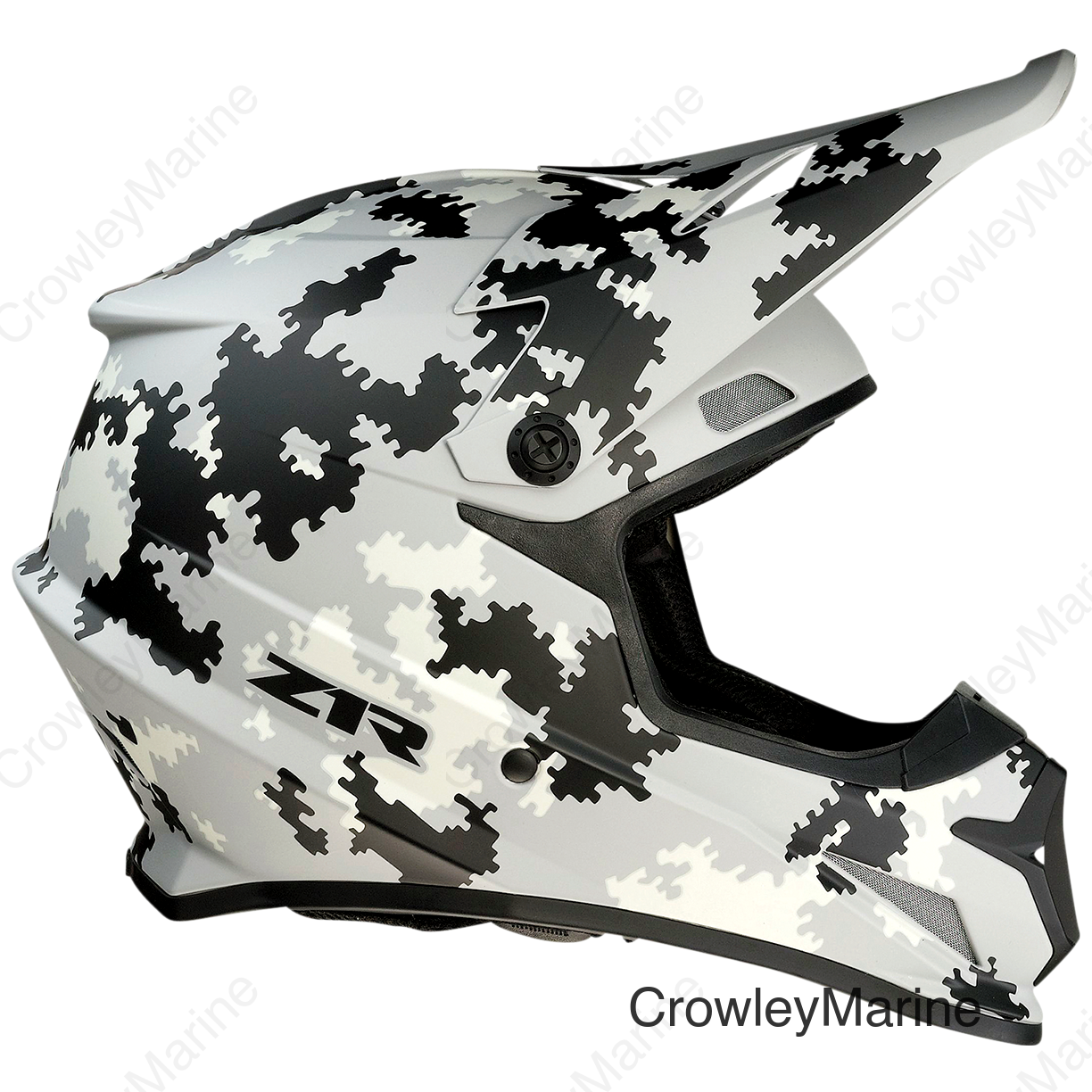 HLMT RISE CAMO2 GREY 2X