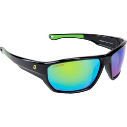 Seachoice 98827 "Rapids" Polarized Sunglasses, Frame: Shiny Black, Lens: Green Mirror thumbnail-0