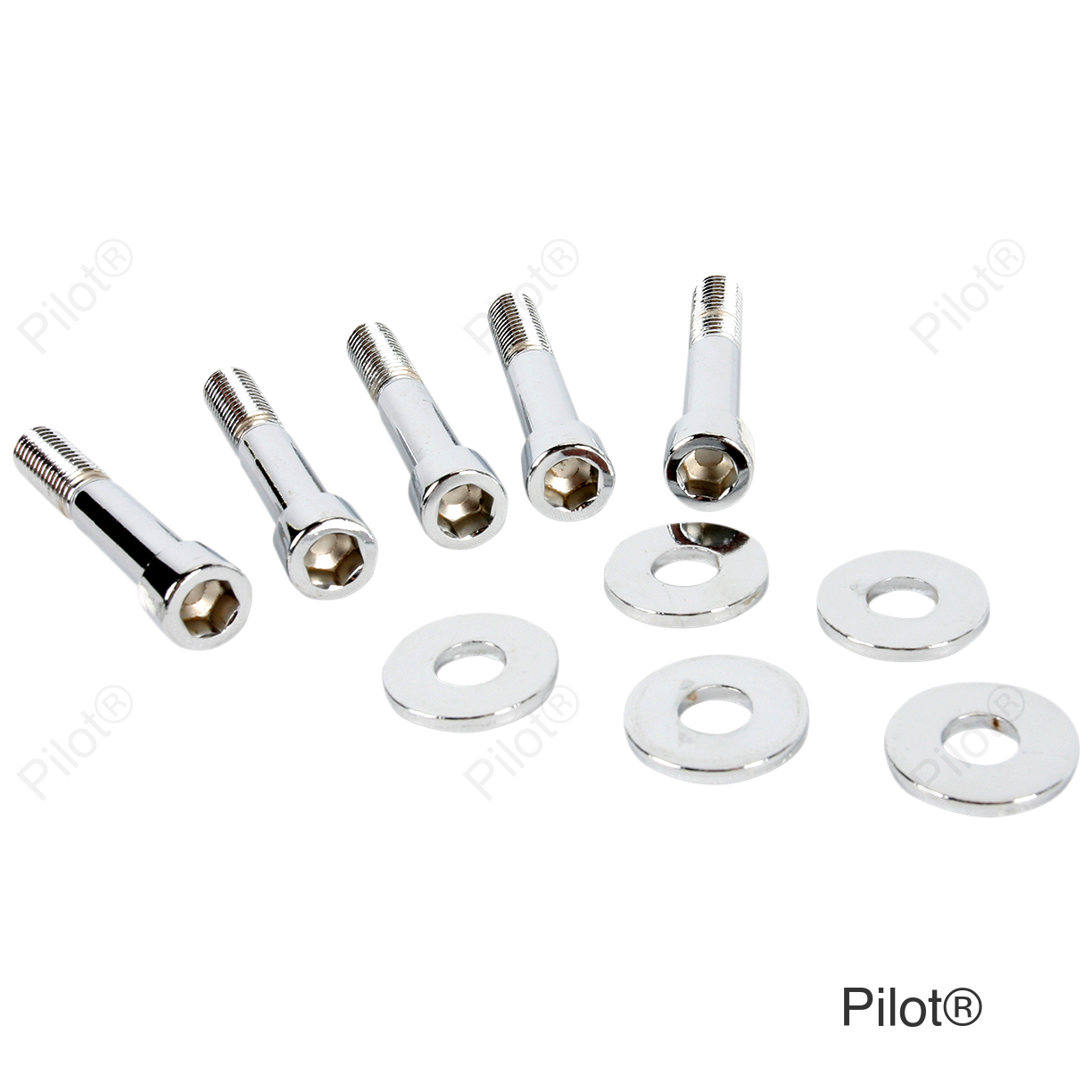 Bolt Kit - Belt Sprocket to Hub Mount - Socket-Head - Chrome